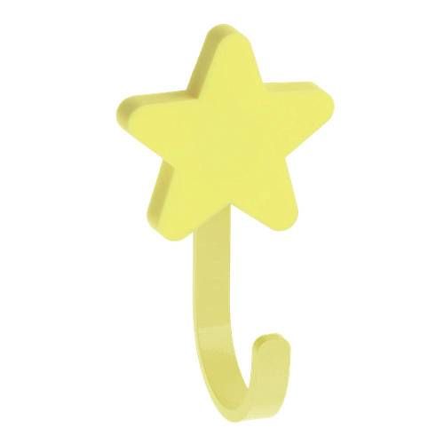 Мебельный крючок Star желтый Мебельный крючок Star желтый