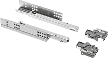 Напр шуфляд GTV MODERNSLIDE ч\в с доводчиком L-500 (для 18мм)