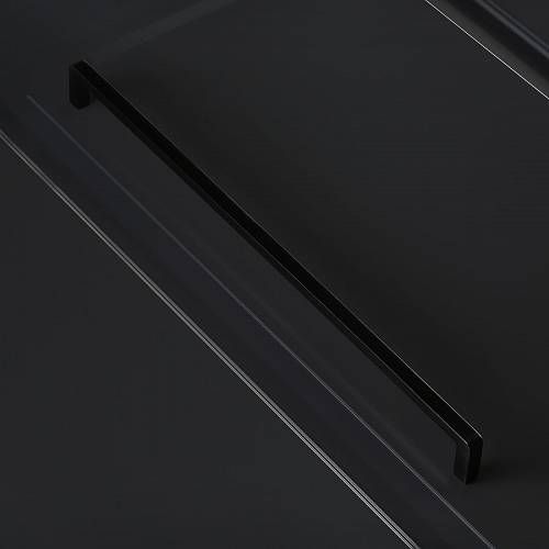 Ручка BAGIO L320 мм шлифованный титан (инокс) фото 2 Ручка BAGIO L320 мм шлифованный титан (инокс) фото 2