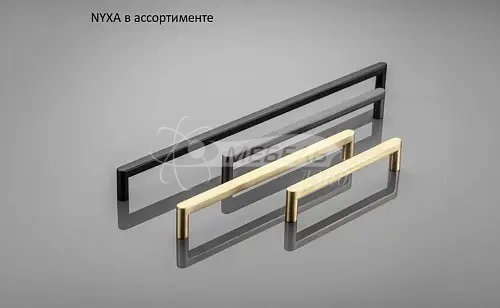 Ручка NYXA, L128/138 мм, светлый графит фото 2 Ручка NYXA, L128/138 мм, светлый графит фото 2