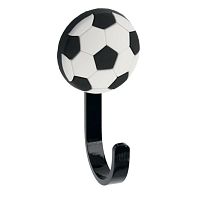 Крючок мебельный WM-BALL мяч, черно-белый