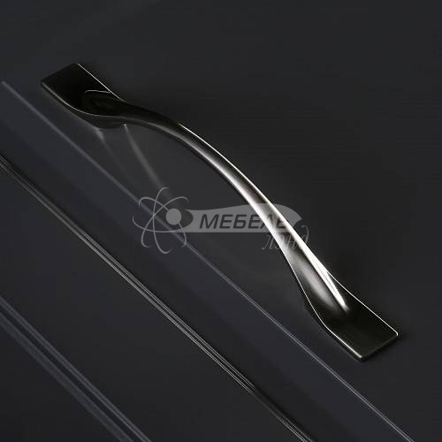 Ручка FLOW L128 мм шлифованный титан (инокс) фото 2 Ручка FLOW L128 мм шлифованный титан (инокс) фото 2