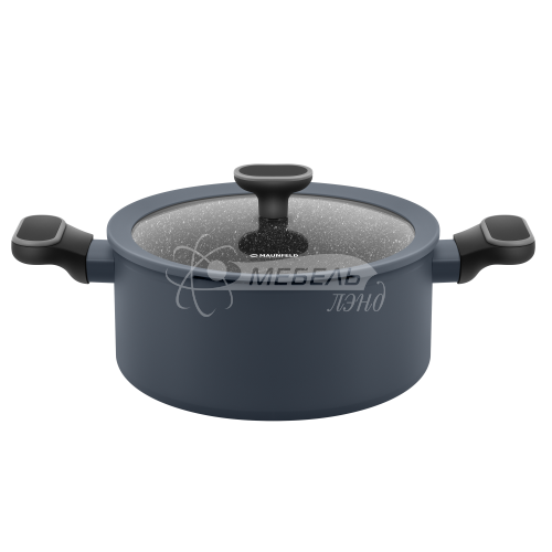 Кастрюля MAUNFELD FRIDA MCS47FA02DG из кованого алюминия со стеклянной крышкой, 24 см, 4,7 л. Кастрюля MAUNFELD FRIDA MCS47FA02DG из кованого алюминия со стеклянной крышкой, 24 см, 4,7 л.
