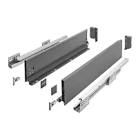 Выдвижной ящик AXISPRO 600мм антрацит - средний H116