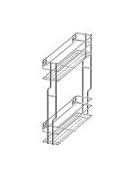 Корзина VARIANT MULTI для карго mini бокового крепления 200 L-450 хром