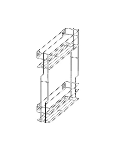 Корзина VARIANT MULTI для карго mini бокового крепления 200 L-450 хром