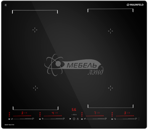 Индукционная варочная панель MAUNFELD CVI604SBEXBK