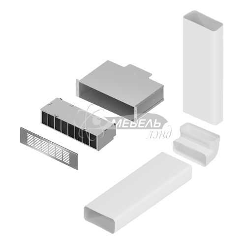 Комплект воздуховодов MAUNFELD MIDS604 с фильтром CF312MW (для ПАНЕЛИ MIHC604SF2BK) Комплект воздуховодов MAUNFELD MIDS604 с фильтром CF312MW (для ПАНЕЛИ MIHC604SF2BK)
