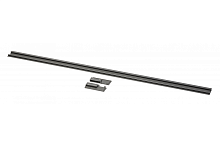 Комплект для низкого внутреннего ящика со стеклянными боковинами AXIS PRO H-84 (панель + соединители 2 шт), L-1200, антрацит