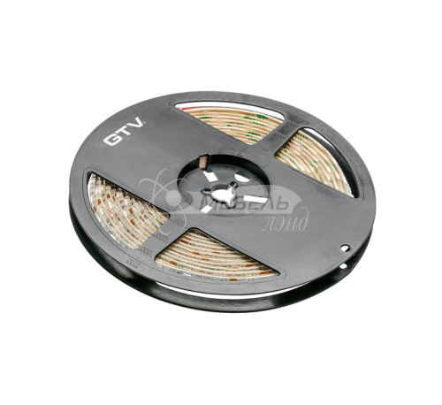 Лента Flash 5050, 300 LED холодный белый, 72Вт без силикона 10мм, рулон 5 м, 12В