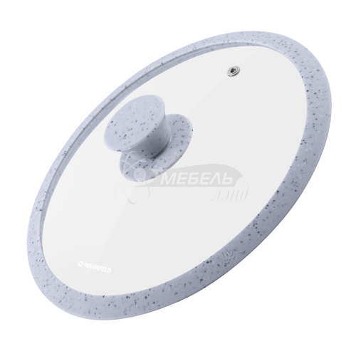 Крышка стеклянная MAUNFELD TRINITY MGL24SMLG с силиконовым ободком и ручкой, 24 см Крышка стеклянная MAUNFELD TRINITY MGL24SMLG с силиконовым ободком и ручкой, 24 см
