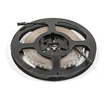 Лента Flash CCT 2835, 600 LED 30 Вт, без силикона 8мм, рулон 5 м, 12В, провода 15 см и mini amp папа