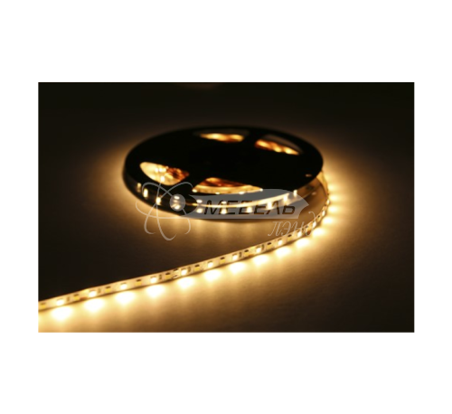 Лента Flash CCT 2835, 600 LED 30 Вт, без силикона 8мм, рулон 5 м, 12В, провода 15 см и mini amp папа фото 2