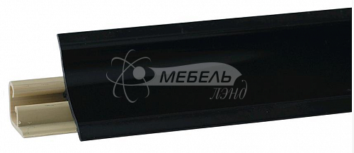 Плинтус LB 23 L-3000 черный мат 55 Плинтус LB 23 L-3000 черный мат 55