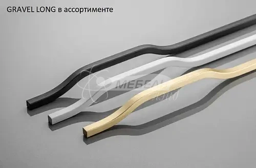 Ручка GRAVELL1200 L3x352 белый матовый фото 2 Ручка GRAVELL1200 L3x352 белый матовый фото 2