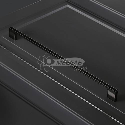 Ручка UZ-819 L192 черный хром фото 2 Ручка UZ-819 L192 черный хром фото 2