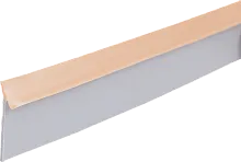Уплотнитель-плинтус универсальный гибкий 24*8,9*4200 Thermoplast-8033 Беж *****