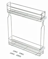 Корзина для карго бок.кр., под шарик. напр. H45, 2 полки, 200мм, без напр. эфф.хрома GTV