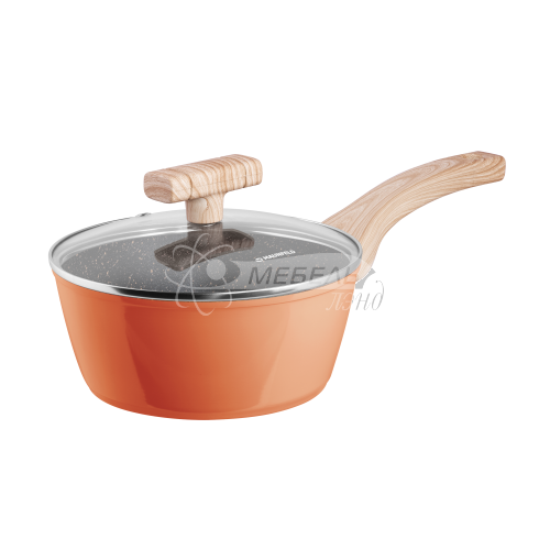 Ковш MAUNFELD MARTA MSP16FA06CL из кованого алюминия со стеклянной крышкой, 18 см, 1,6 л. Ковш MAUNFELD MARTA MSP16FA06CL из кованого алюминия со стеклянной крышкой, 18 см, 1,6 л.