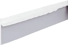 Уплотнитель-плинтус универсальный гибкий 24*8,9*4200 Thermoplast-3001 Белый *****
