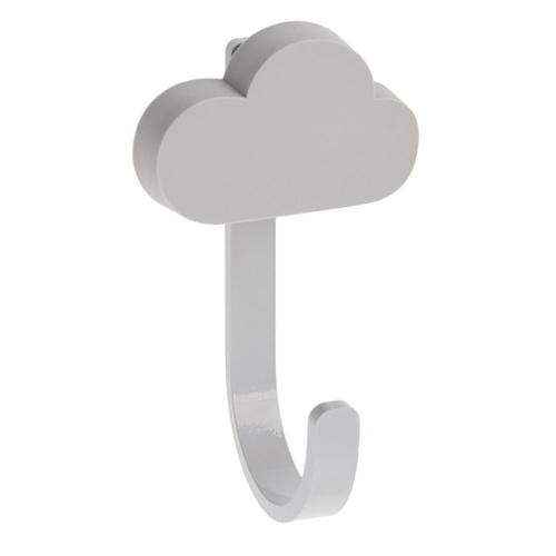 Мебельный крючок Cloud серый