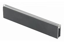Штанга гардеробная прямоугольная с антискользящей вставкой 12X32мм толщ.1,5мм  L=3м,  ГРАФИТ GTV