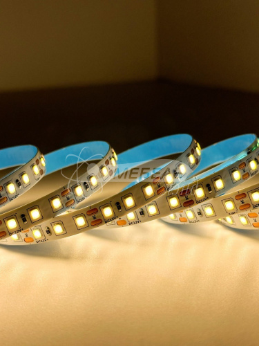 Светодиодная лента GS star 2835 120LED/m тепл. белый 12V Ver2