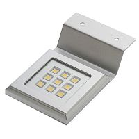 Точечный навесной светодиодный светильник Calderon 1,8W, 12V, алюминий теплый свет