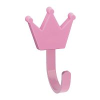 Мебельный крючок Crown розовый