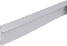 Уплотнитель-плинтус универсальный гибкий 24*8,9*4200 Thermoplast-9010 Серебро *****