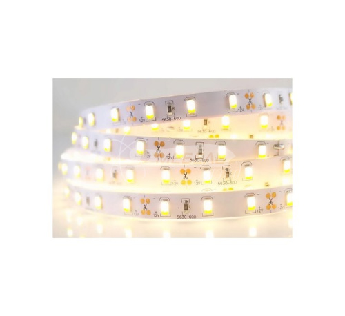 Лента Flash 5630, 300 LED теплый белый, 80Вт без силикона 10мм, рулон 5 м, 12В фото 2 Лента Flash 5630, 300 LED теплый белый, 80Вт без силикона 10мм, рулон 5 м, 12В фото 2